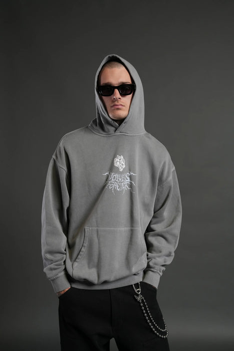 Through His Eyes "Pierce" Hoodie in Dove Gray
