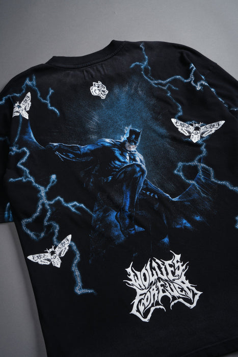 Born in the Shadows "Premium" Oversized Tee - BLACK DRIFT WASH