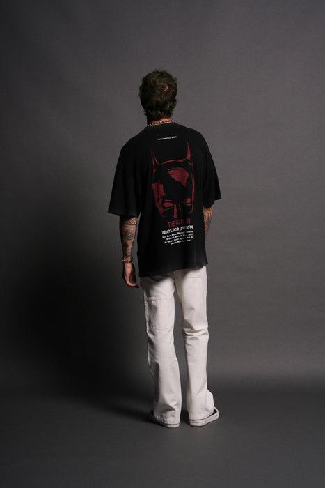The Batman Forever "Premium" Oversized Tee - BLACK