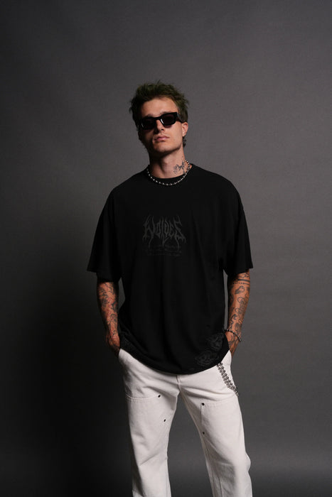 Darc Joker "Side By Side" Series Premium Oversized Tee - BLACK