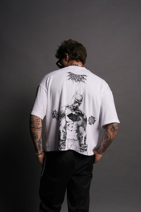 Where Shadows Begin Premium "Box Cut" Tee - WHITE