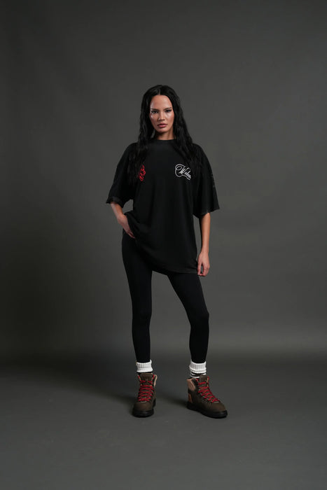 Will of the Beast "Premium" Oversized Tee in Black