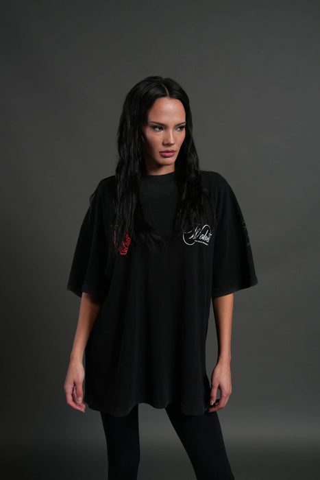 Will of the Beast "Premium" Oversized Tee in Black