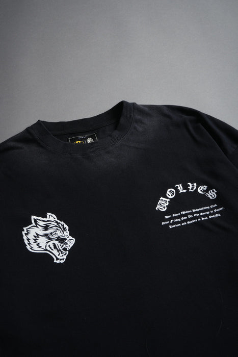 The Last Laugh "Premium" Oversized Tee - BLACK DRIFT WASH