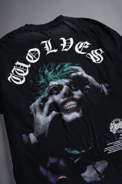 The Last Laugh "Premium" Oversized Tee - BLACK DRIFT WASH