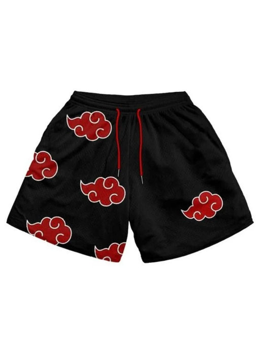 AKATSUKI SHORTS RED CLOUDS