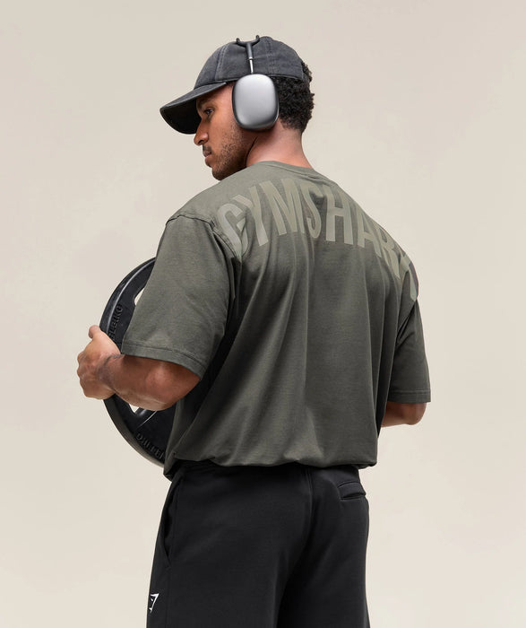 POWER T-SHIRT - STRENGTH GREEN