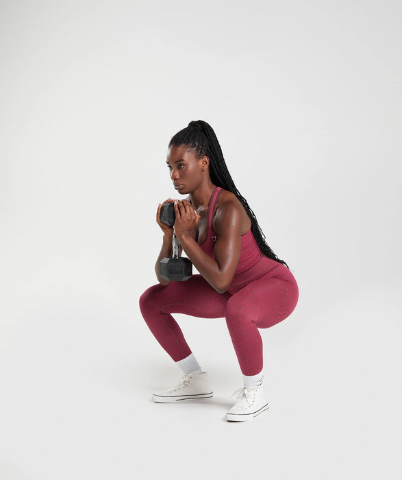 Adapt Animal Seamless Leggings - Cherry Brown