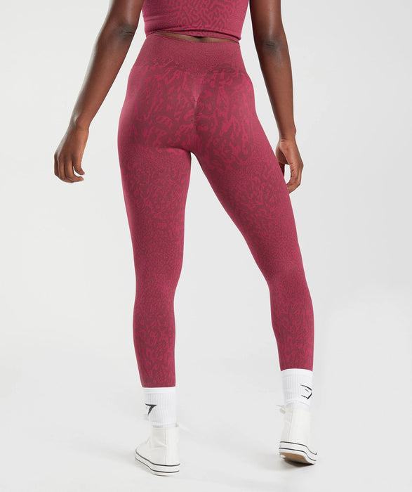 Adapt Animal Seamless Leggings - Cherry Brown