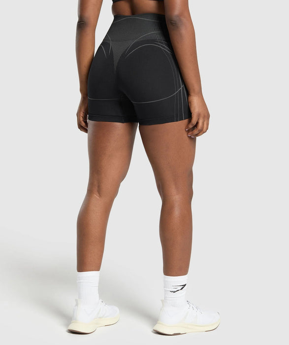 Apex Seamless Shorts - Black/Graphite Grey
