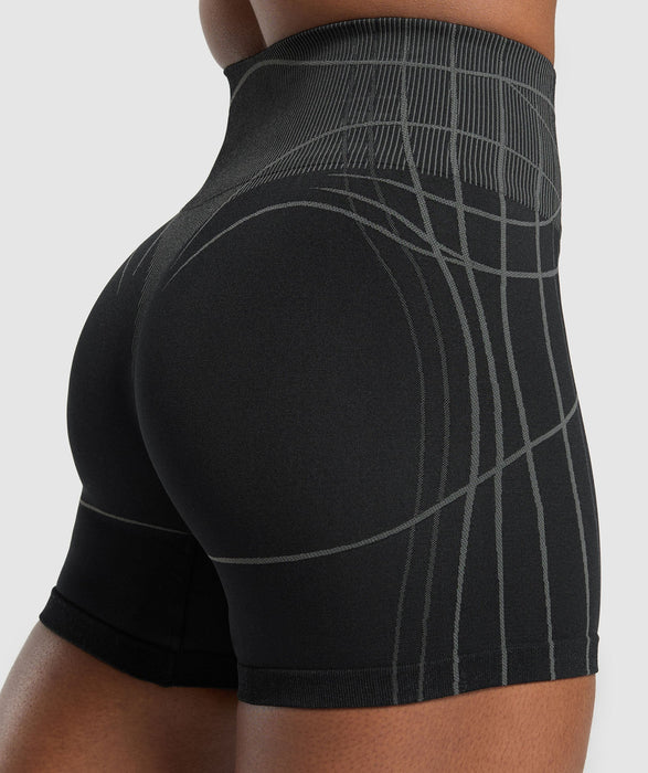 Apex Seamless Shorts - Black/Graphite Grey