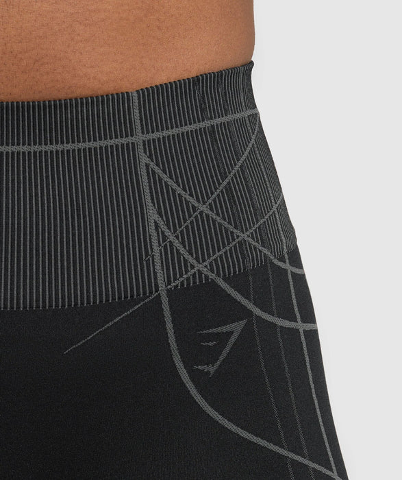 Apex Seamless Shorts - Black/Graphite Grey