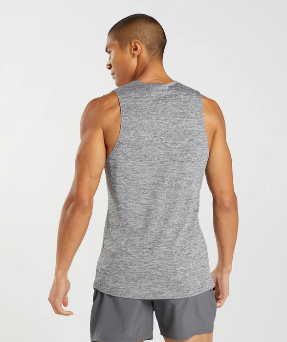 Arrival Slim Marl Tank - Silhouette Grey/Light Grey Marl