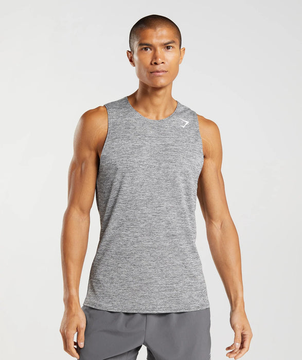 Arrival Slim Marl Tank - Silhouette Grey/Light Grey Marl