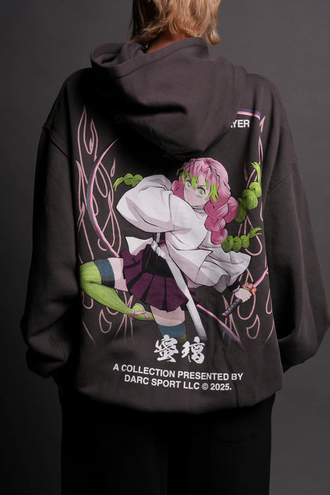 Her Fire She "Pierce" Hoodie in Wolf Gray