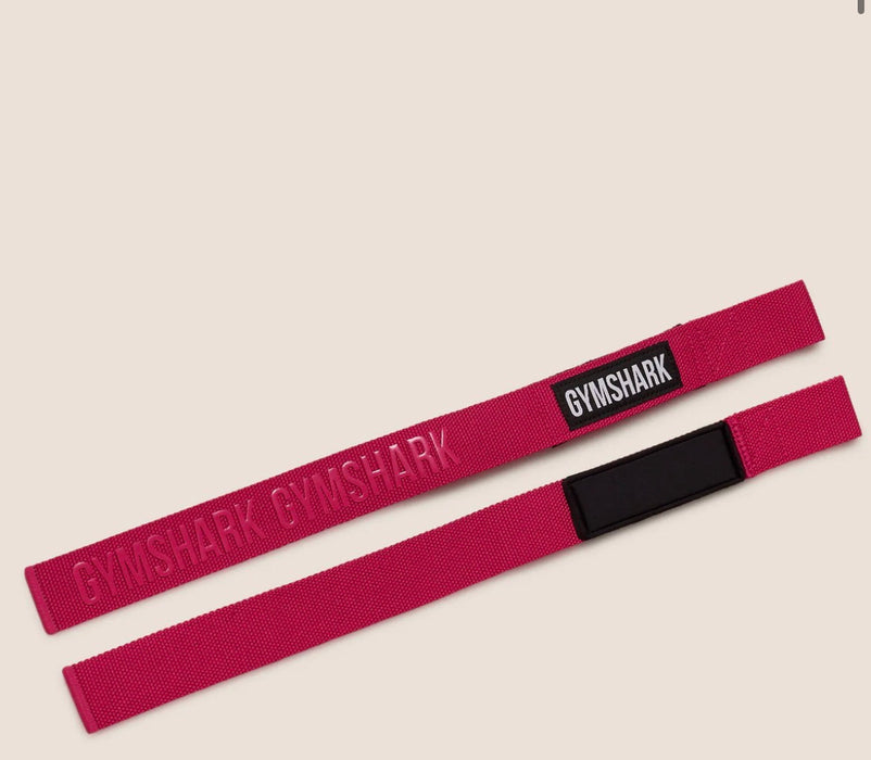 Gymshark Silicone Lifting Straps - Build Pink