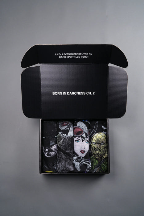 Batman "Side-By-Side" Tee Box Set - BLACK