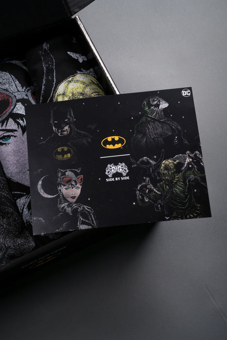 Batman "Side-By-Side" Tee Box Set - BLACK