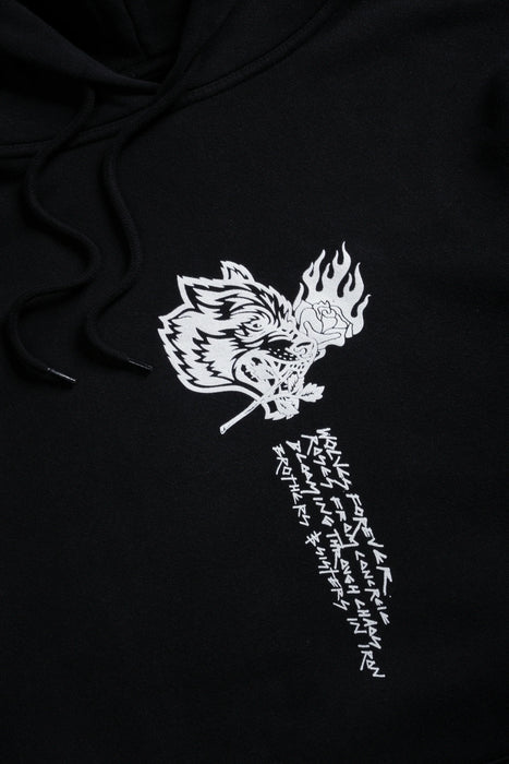ETERNAL FIRE "BISHOP" HOODIE - BLACK