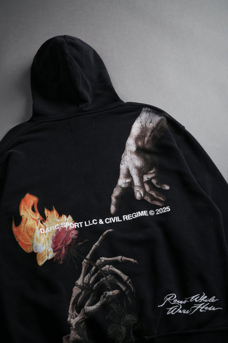 ETERNAL FIRE "BISHOP" HOODIE - BLACK