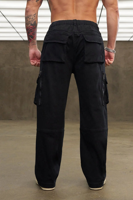 6066 - BATMAN DRIFTER PANTS - BLACK WASH