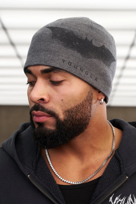 9062 - BATMAN BEANIES - GREY