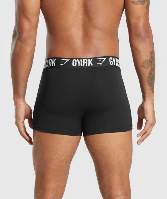 BOXER BRIEF 3PK - Black/Graphite Grey