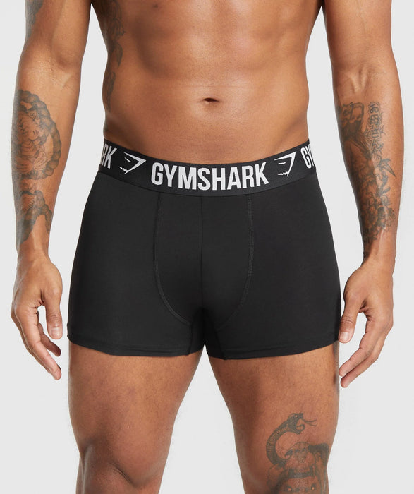 BOXER BRIEF 3PK - Black/Graphite Grey