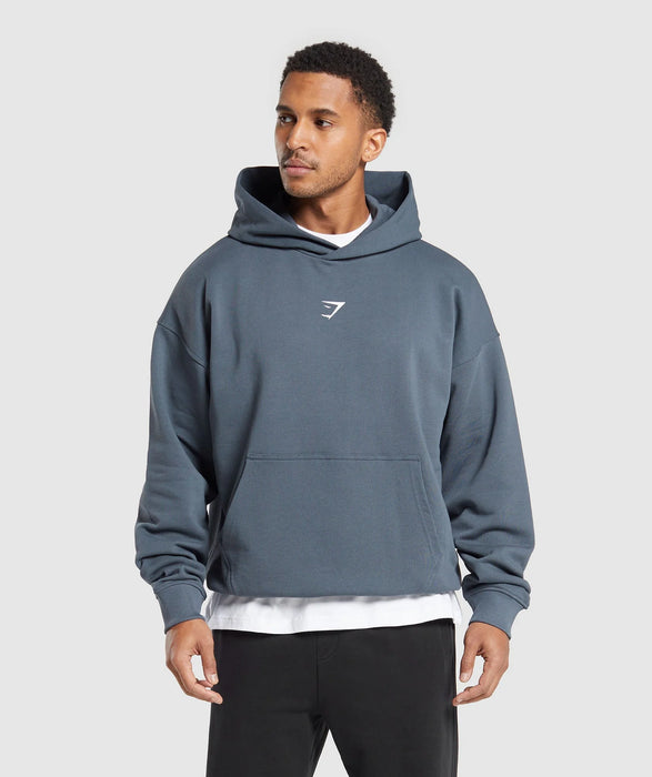 Built In The UK Hoodie - Blue