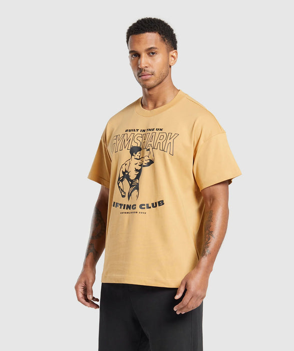 Built In The UK T-Shirt - Rustic Yellow