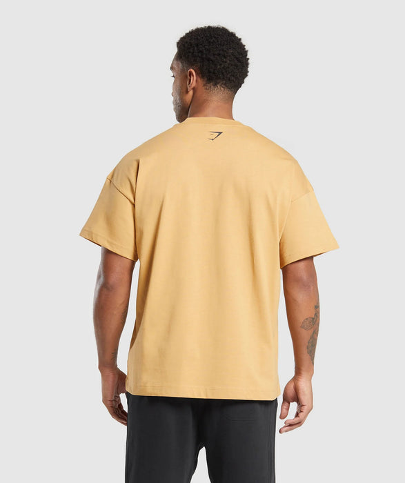 Built In The UK T-Shirt - Rustic Yellow