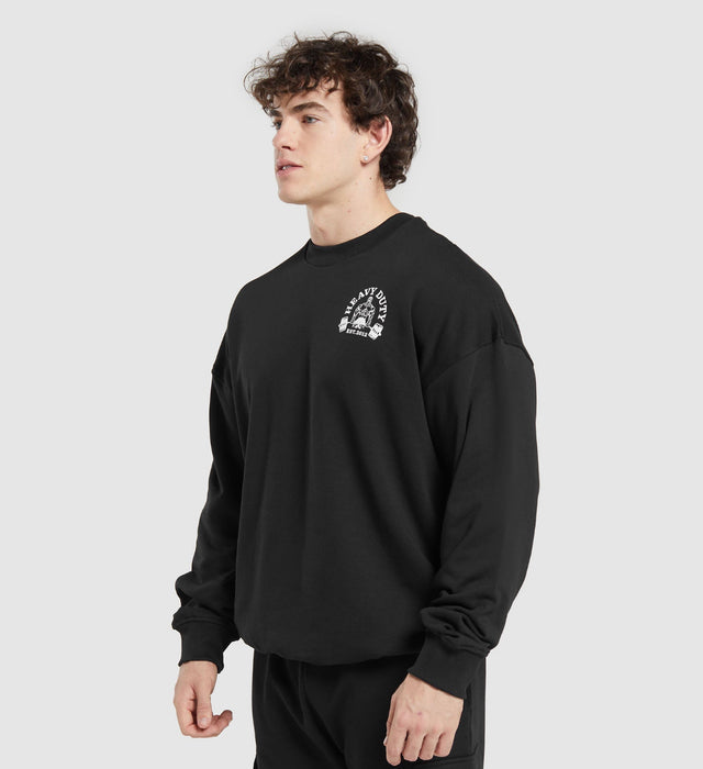 HEAVY DUTY CREW - BLACK