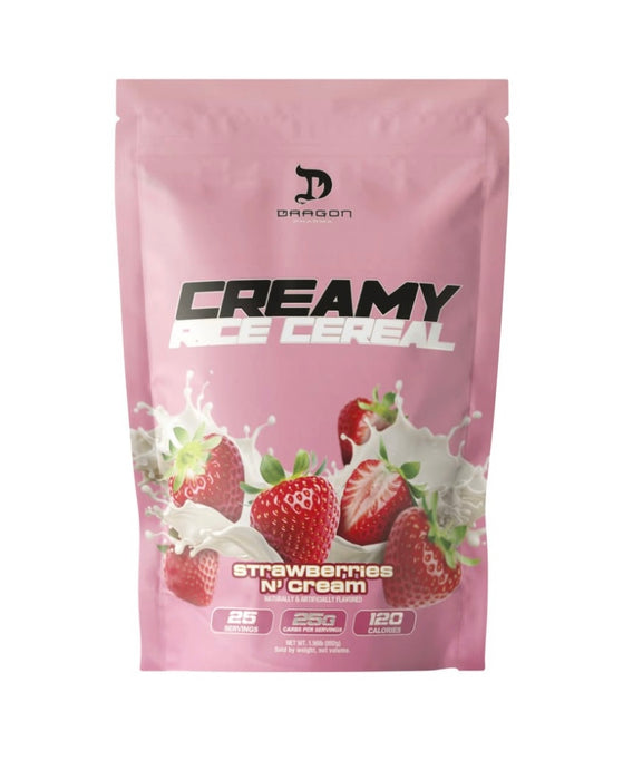 Creamy Rice Cereal - Strawberries & Cream