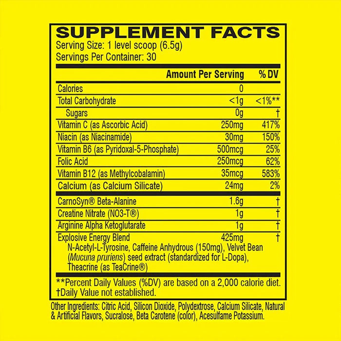 PRE-WORKOUT C4 ORIGINAL 30 SERVIDAS 195GRS