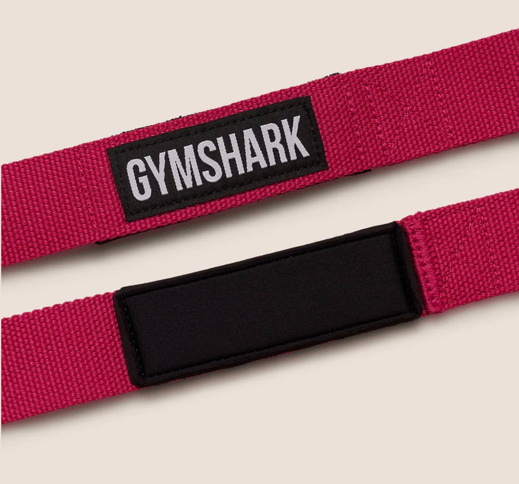 Gymshark Silicone Lifting Straps - Build Pink
