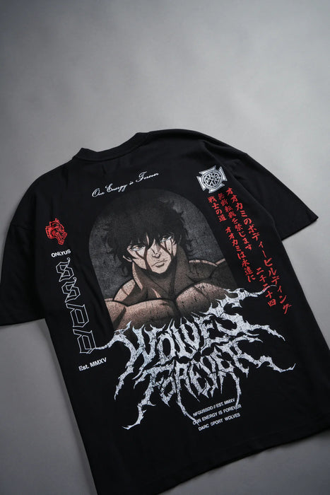 Unbreakable Will "Premium" Oversized Tee in Black