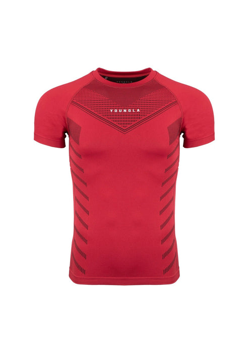 465 SUPERHERO COMPRESSION TEES RED