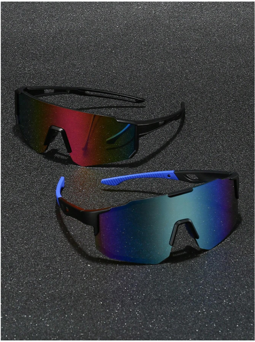 Set de 2 Gafas de sol deportivas de plástico