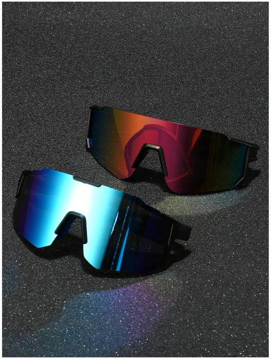 Set de 2 Gafas de sol deportivas de plástico