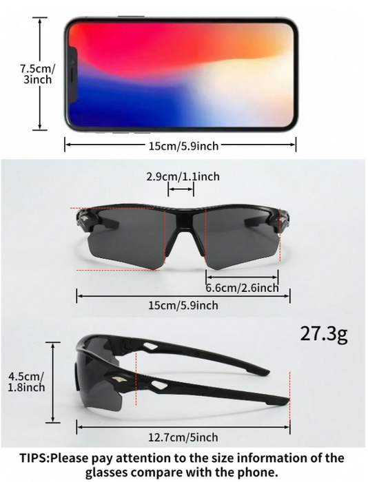 Set de 3 Gafas de ciclismo para exteriores, mountain bike y senderismo