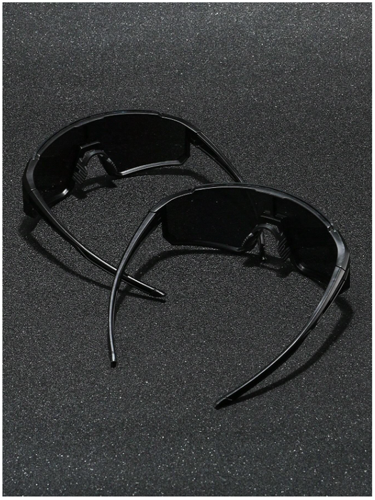 Set de 2 gafas deportivas de plástico