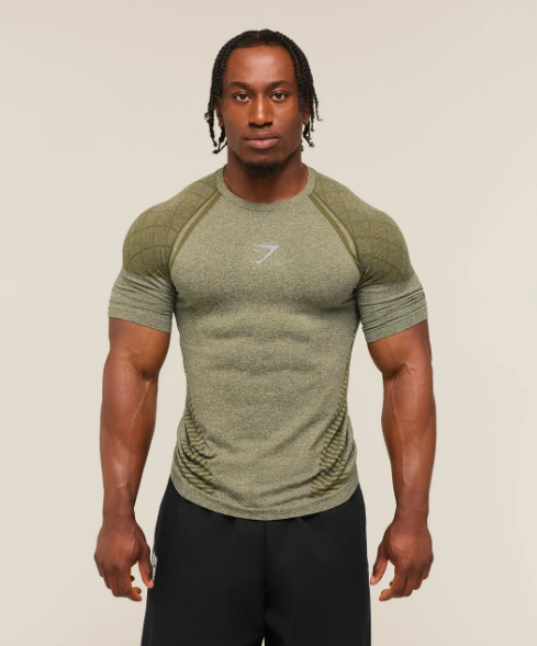 Devant Seamless T-Shirt - Canvas Green
