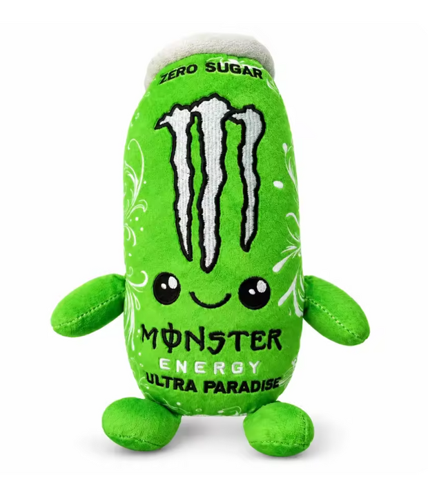 Peluche de Lata de Monster Energy - Green
