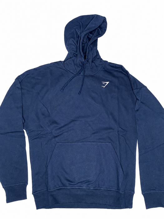 Crest Oversized Hoodie Navy