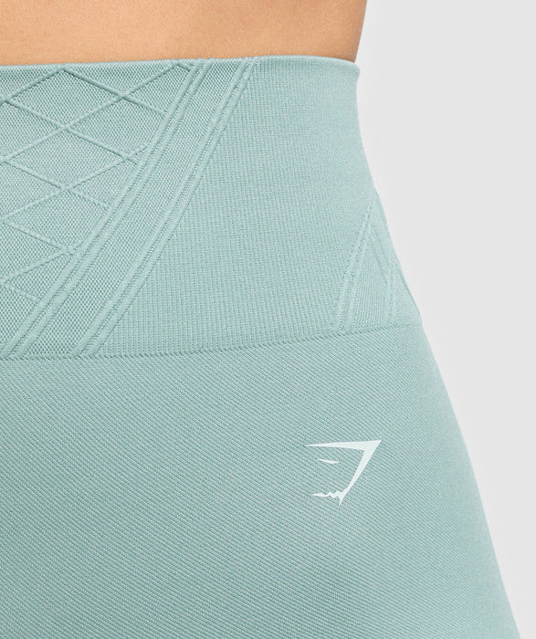 Corset Seamless Leggings - Celeste Blue