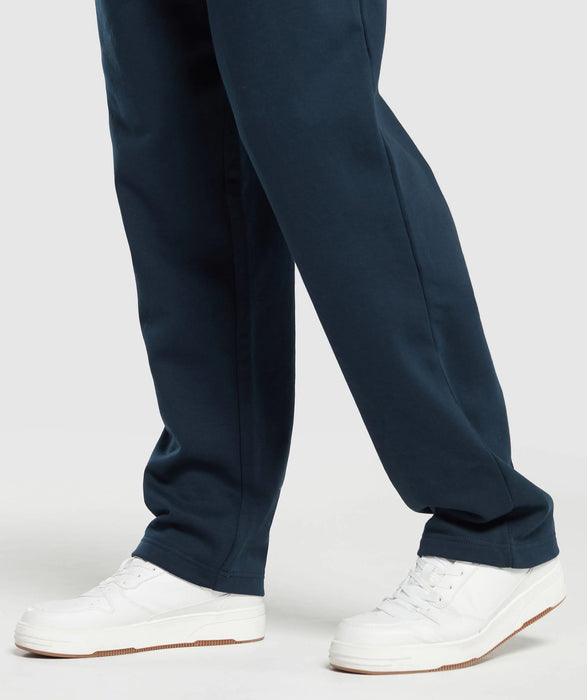 CREST STRAIGHT LEG JOGGERS - NAVY