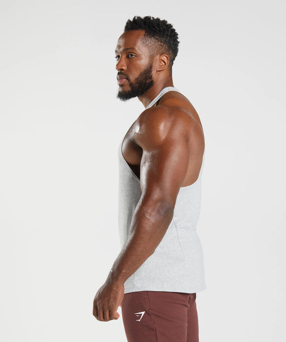 React Stringer - Light grey core marl