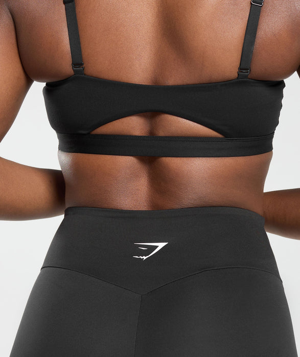 CUT OUT BANDEAU - BLACK
