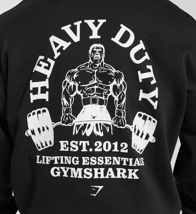 HEAVY DUTY CREW - BLACK