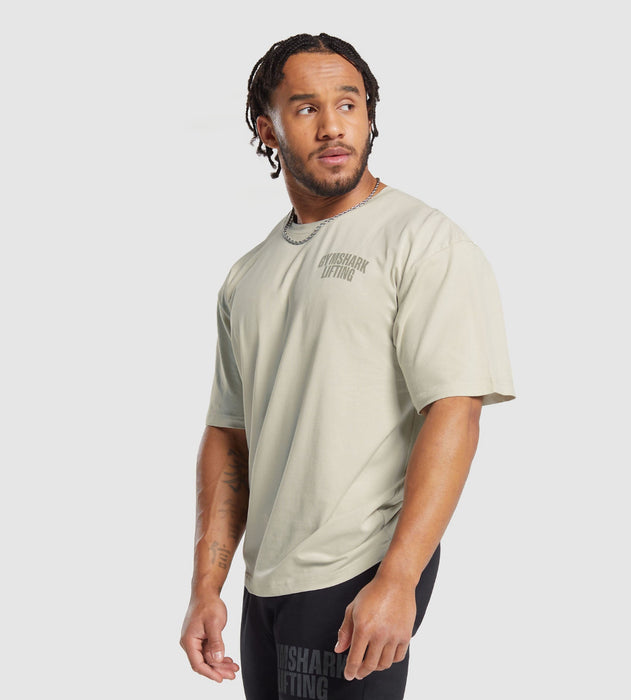 Lifting T-Shirt - Pebble Grey